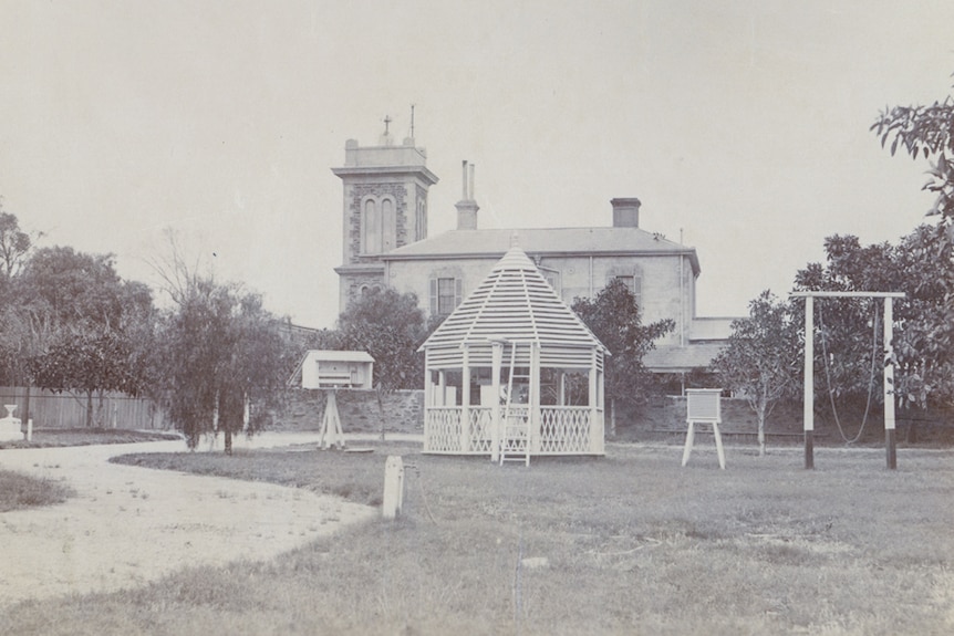 Original weather station site in 1883.