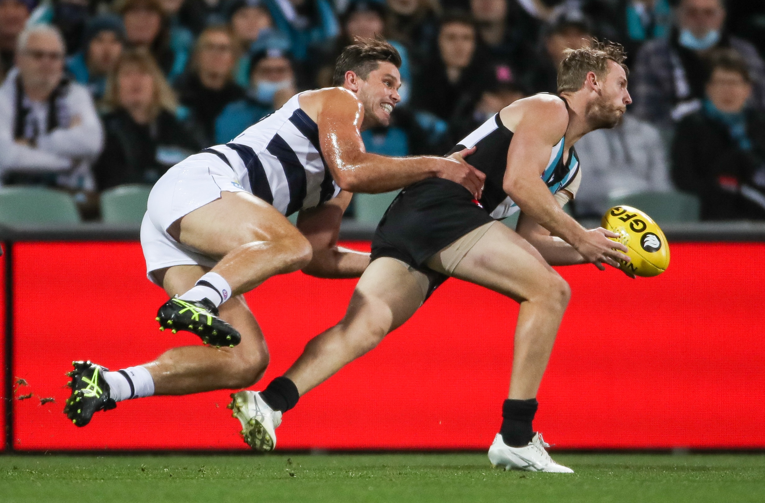 Geelong Beats Port Adelaide Power By 21 Points In Seesawing AFL Clash ...