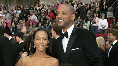 Will Smith and family at the Oscars