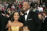 Will Smith and family at the Oscars