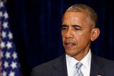US President Barack Obama delivers remarks on recent police-involved shootings.