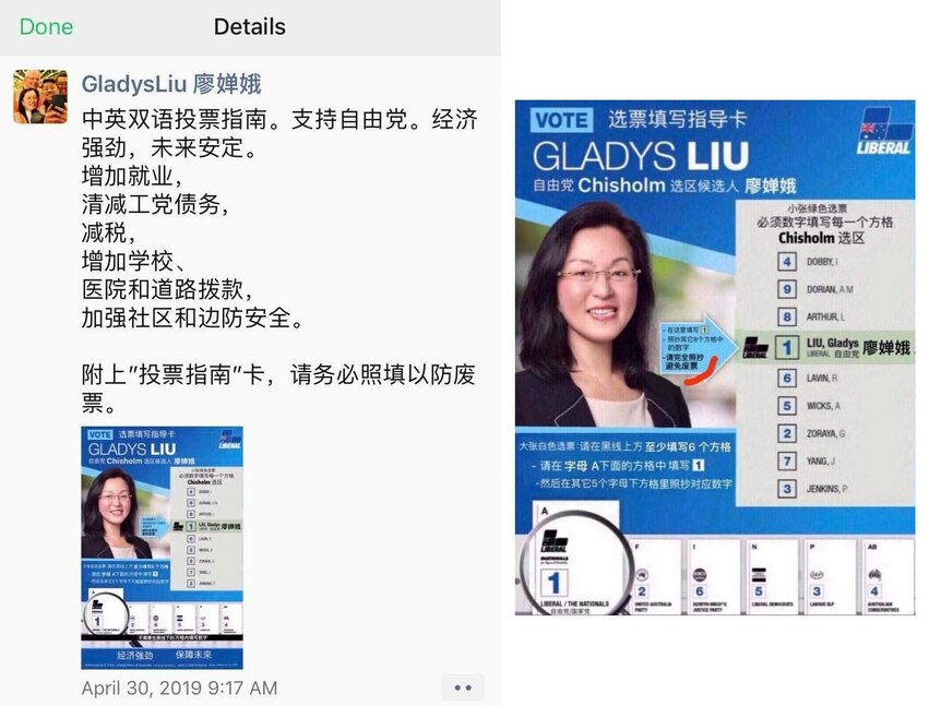 A screengrab showing a how-to-vote card.