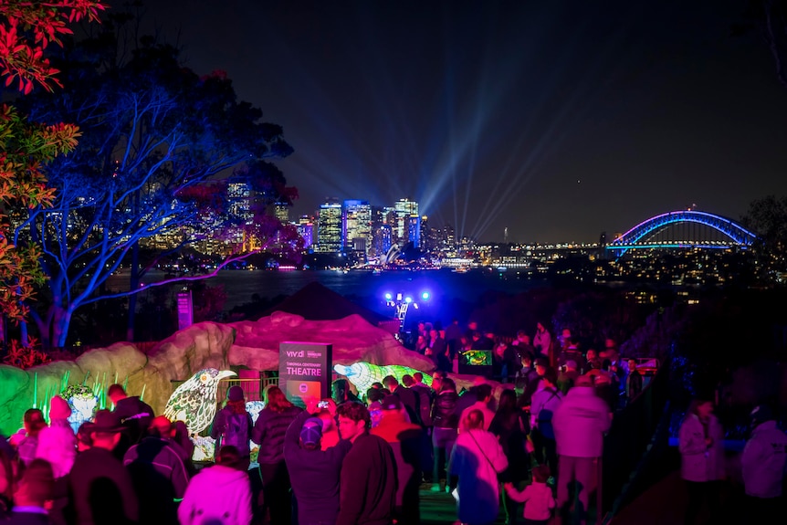 vivid 2018 crowds AAP Anna Kucera