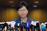 香港特首林郑月娥称提出引渡法案与中国内地没有任何关系。
