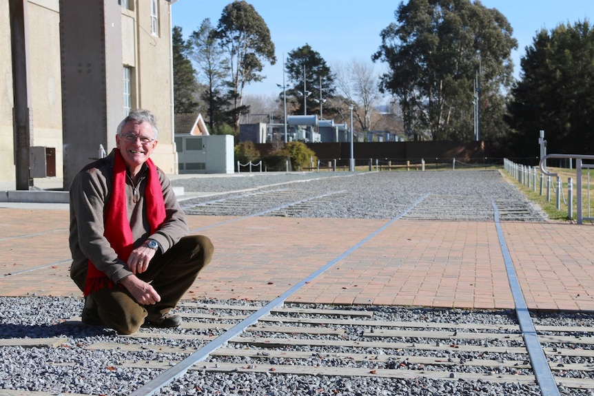 ACT Heritage Council Chair David Flannery outside the Canberra Glassworks.
