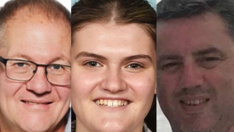 Left to Right: Gavin Dallow, Zoe Hosking and Anthony Langford.