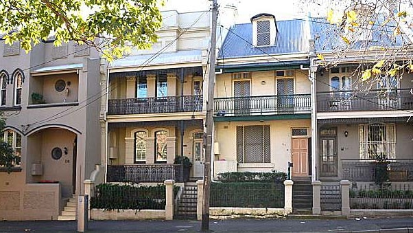 Terrace houses at Surry Hills