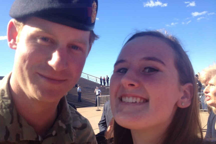 Brenna Roberts with Prince Harry