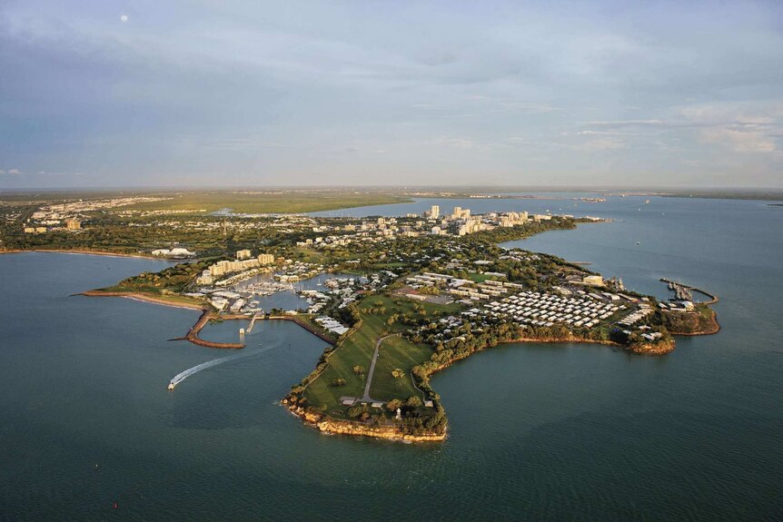 Darwin as viewed from the air.