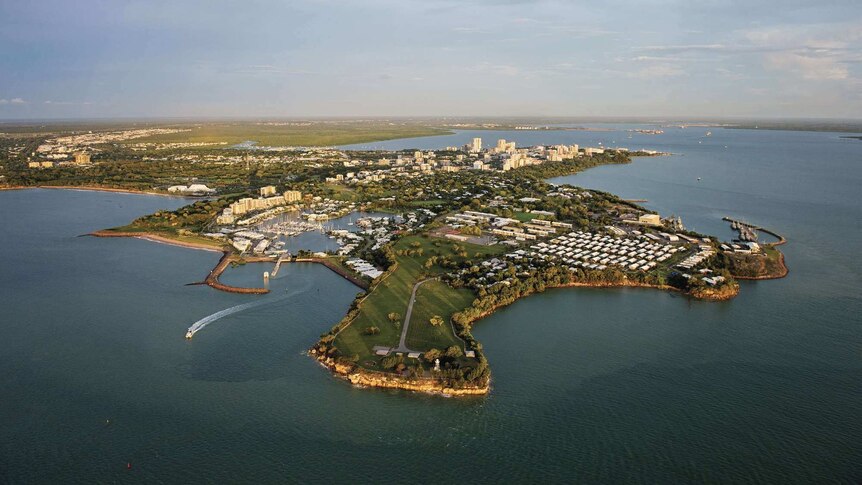Darwin as viewed from the air.