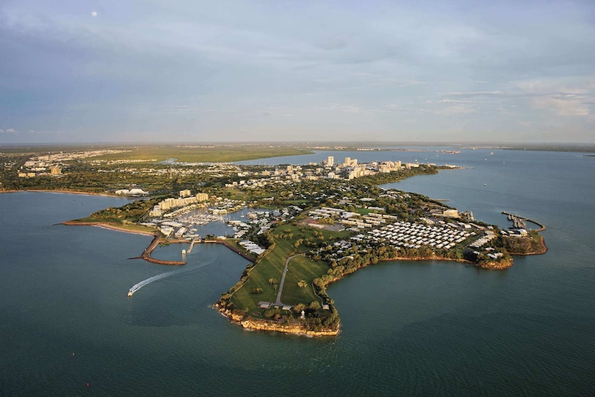 Darwin as viewed from the air.