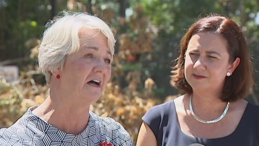 Margaret Strelow and Annastacia Palaszczuk