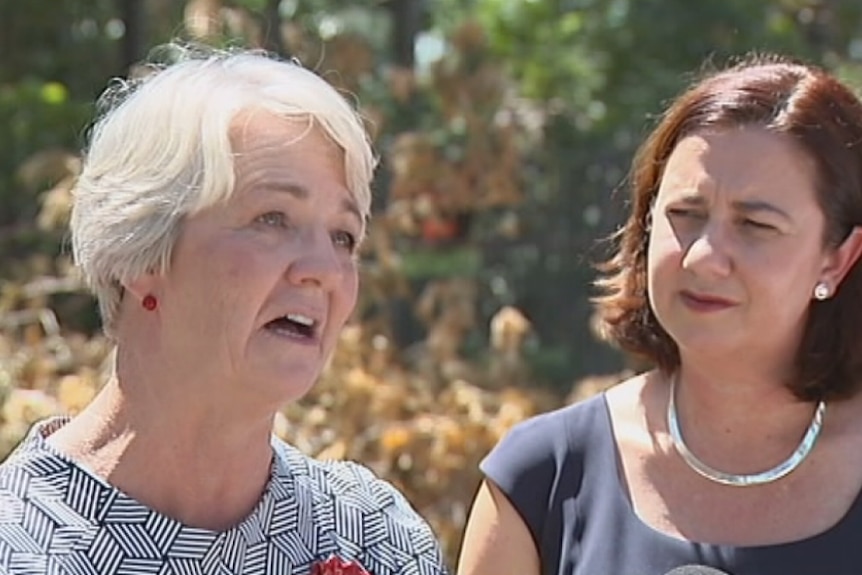 Margaret Strelow and Annastacia Palaszczuk