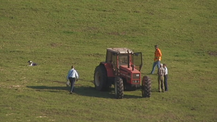 Scene of fatal tractor accident south of Adelaide