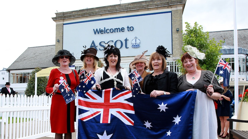 Aussies arrive at Ascot