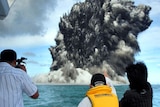 Undersea volcano erupts off the Tongatapu coast of Tonga