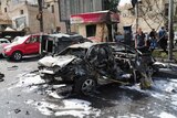 The bomb exploded outside a police station in a Christian quarter of the Old City.