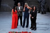 Kardashians visit memorial
