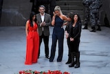 Kardashians visit memorial