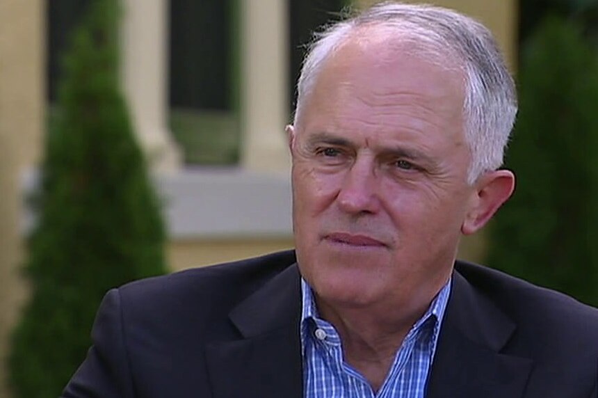 Emotional Malcolm Turnbull during interview with Stan Grant