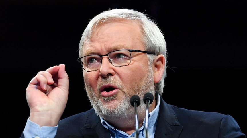 L’ancien Premier ministre Kevin Rudd dit aux États-Unis d’arrêter de jeter des alliés “sous un bus” pour limiter l’influence chinoise dans la région