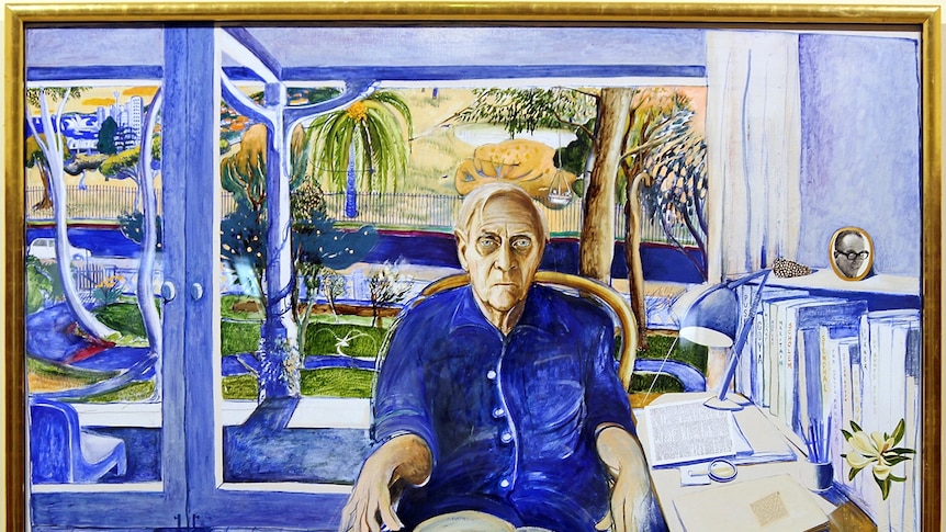 Portrait of Patrick White by Brett Whiteley 1979