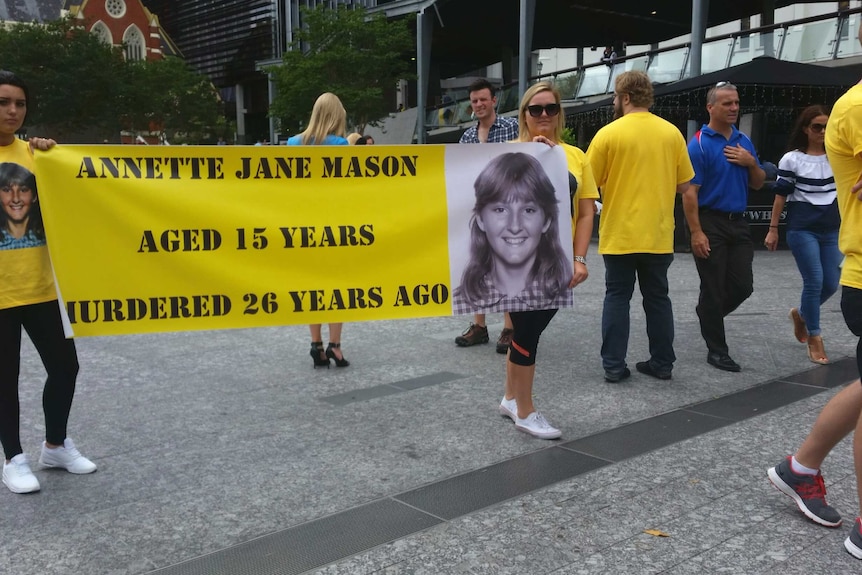 Rally held for inquest into the death of Annette Mason
