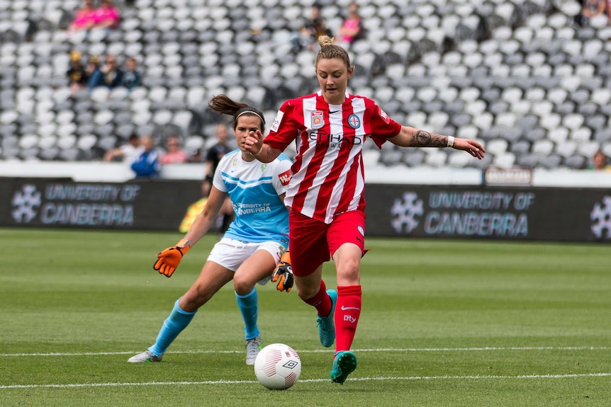 Larissa Crummer of Melbourne City in the W-League
