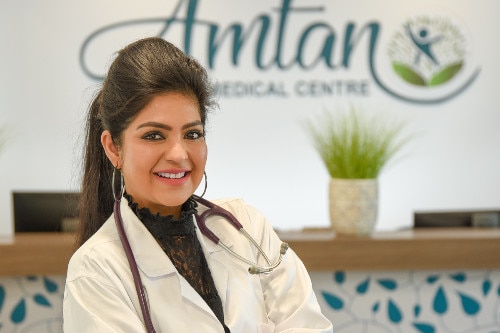 Gold Coast Dr Tanya Unni inside her medical clinic