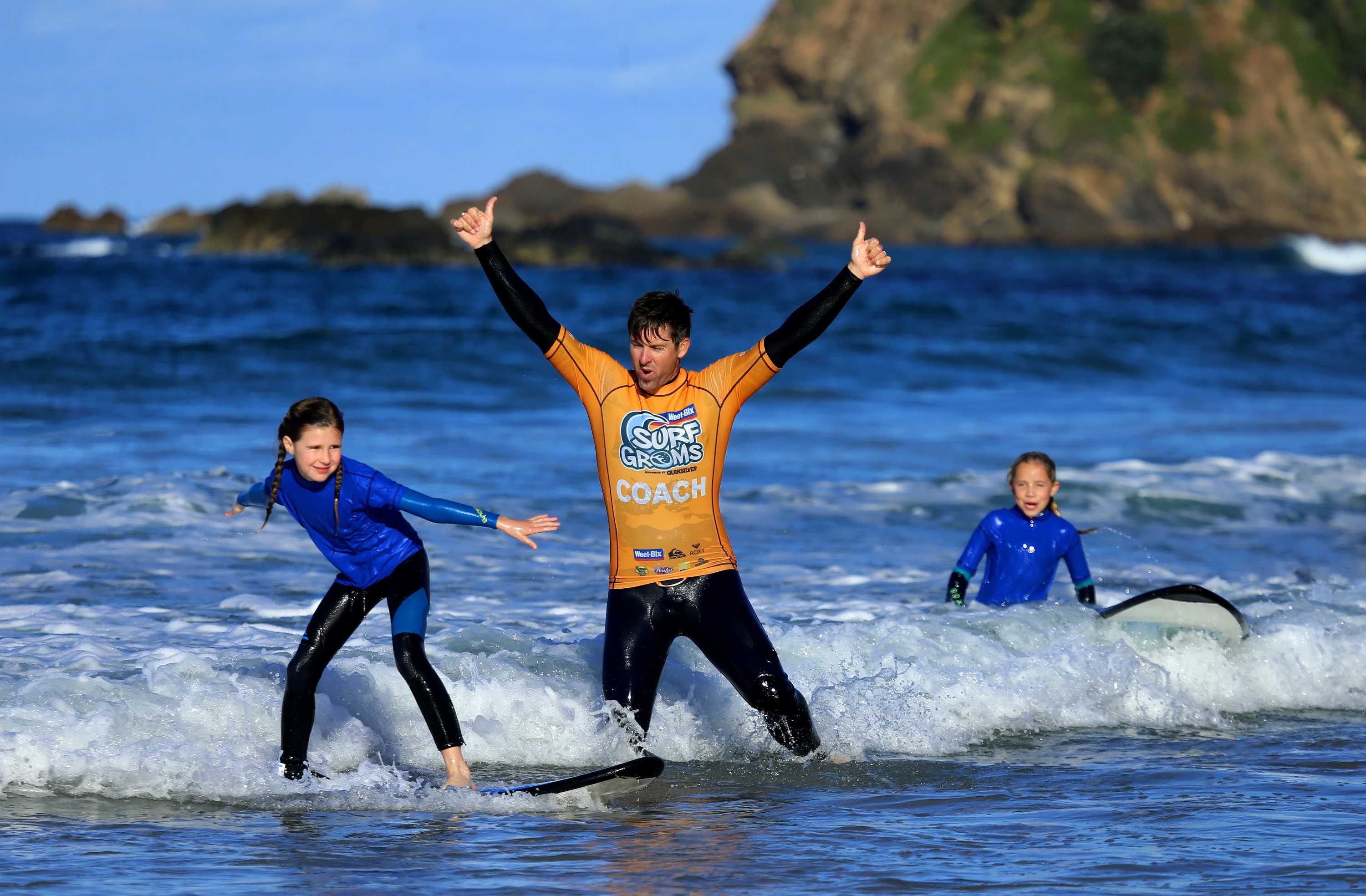 Surfing coach was told he'd never be able to ride the waves, but he's