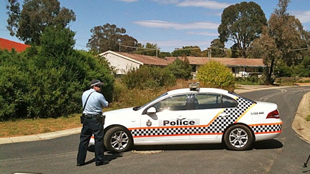 Police evacuated Evatt homes surrounding the utility where the petrol bomb was found.