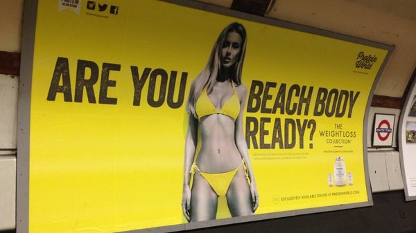 Protein World's 'Are You Beach Body Ready?' advertisement
