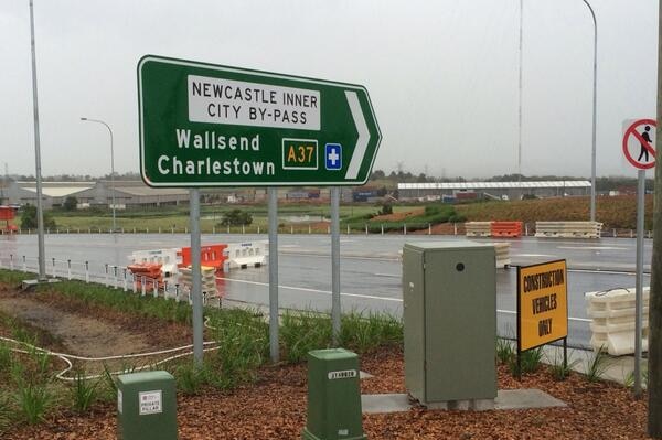 The Newcastle inner-city bypass is complete and ready for the first cars.