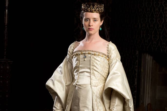 Claire Foy as Queen Anne Boleyn in BBC's Wolf Hall