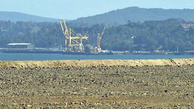 The site of the Tamar Valley pulp mill at Bell Bay in northern Tasmania.