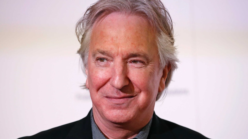 British actor and director Alan Rickman