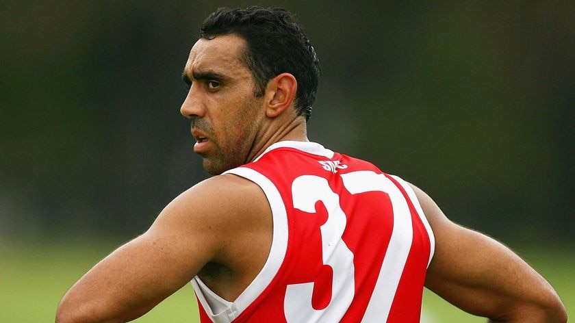 Sydney Swans player, Adam Goodes.