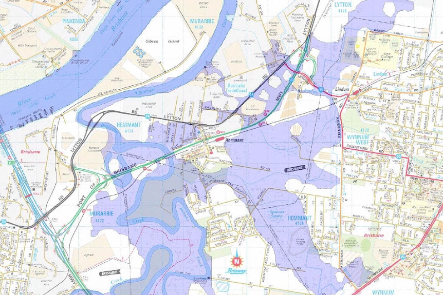 Flooding map