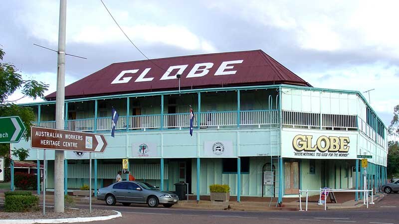 The Globe Hotel is more than a century old.