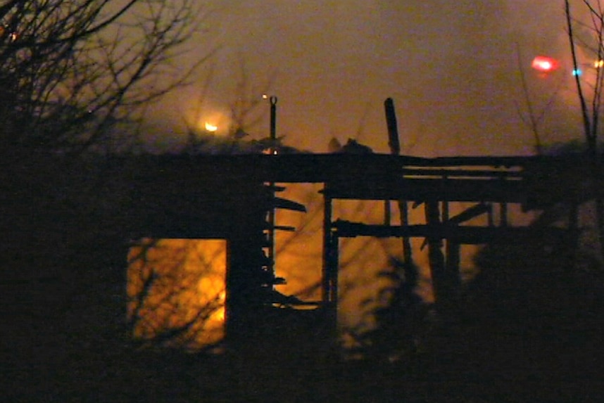 House destroyed by fire at Greensborough