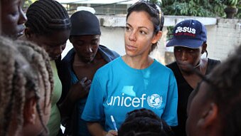 UNICEF's Tamar Hahn in Haiti