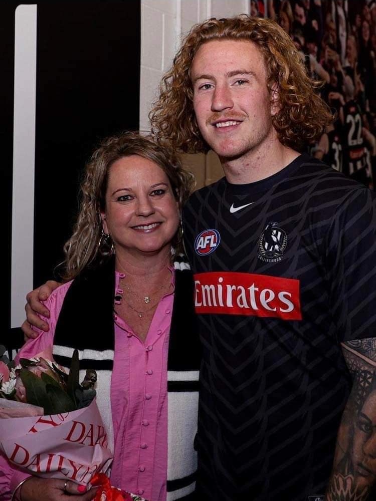Julie McCreery with her son Beau
