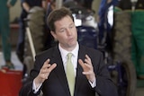 British deputy prime minister Nick Clegg: 'Calm the rhetoric'