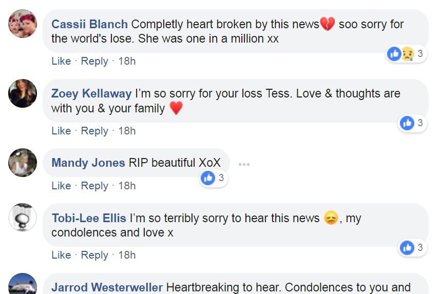 Facebook tributes to lady who died, Mary Ellen Hurley.