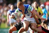 Alex McKinnon hits it up for the Knights