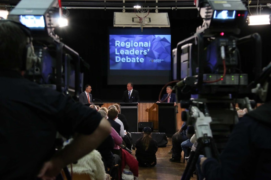 The regional leaders debate