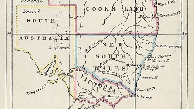 South Australian map