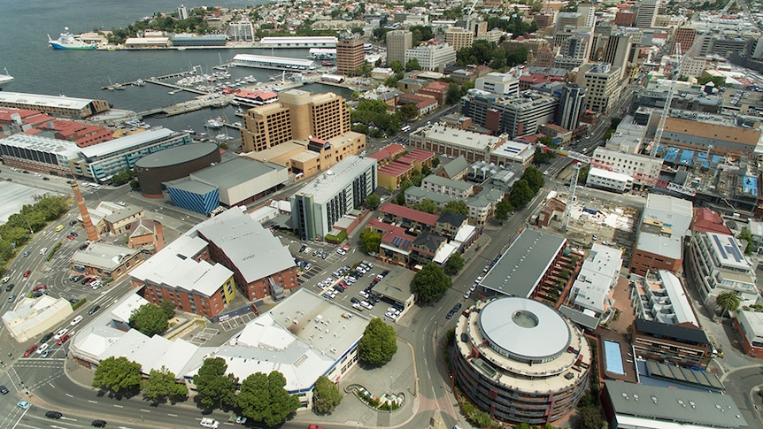 Aerial view of Wapping