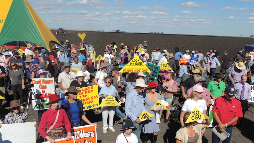 Landholders rally against CSG development at Cecil Plains