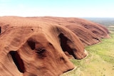 Uluru from above.